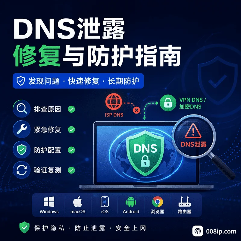 DNS泄露防护与修复完整指南
