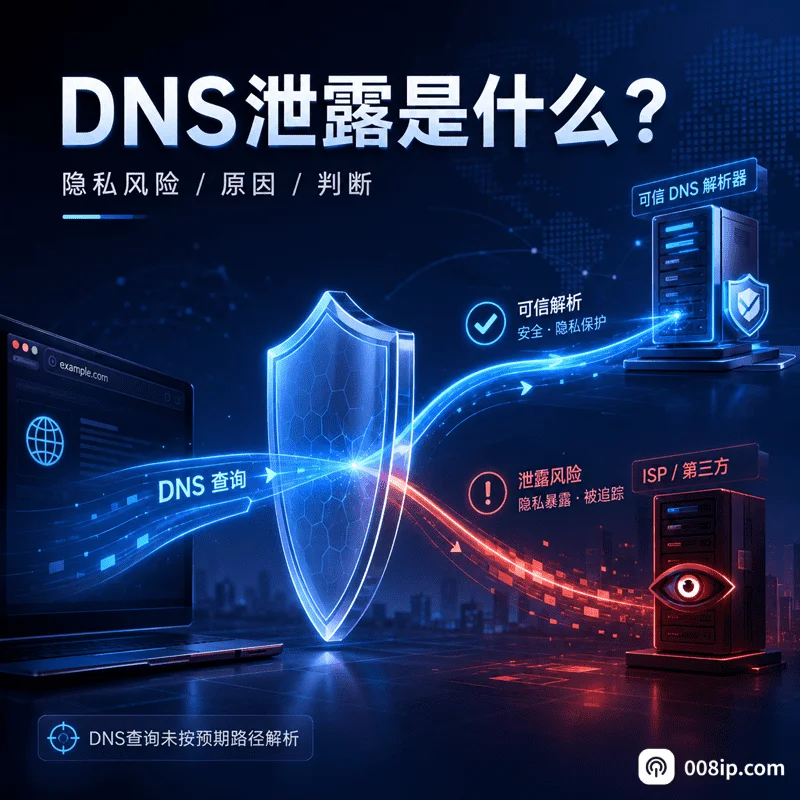 DNS泄露是什么?3分钟搞懂这个隐私杀手