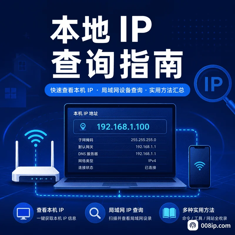 如何查看自己的 IP 地址?9 种方法全平台覆盖